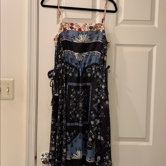 Sandro silk print midi dress - Picture 5 of 8